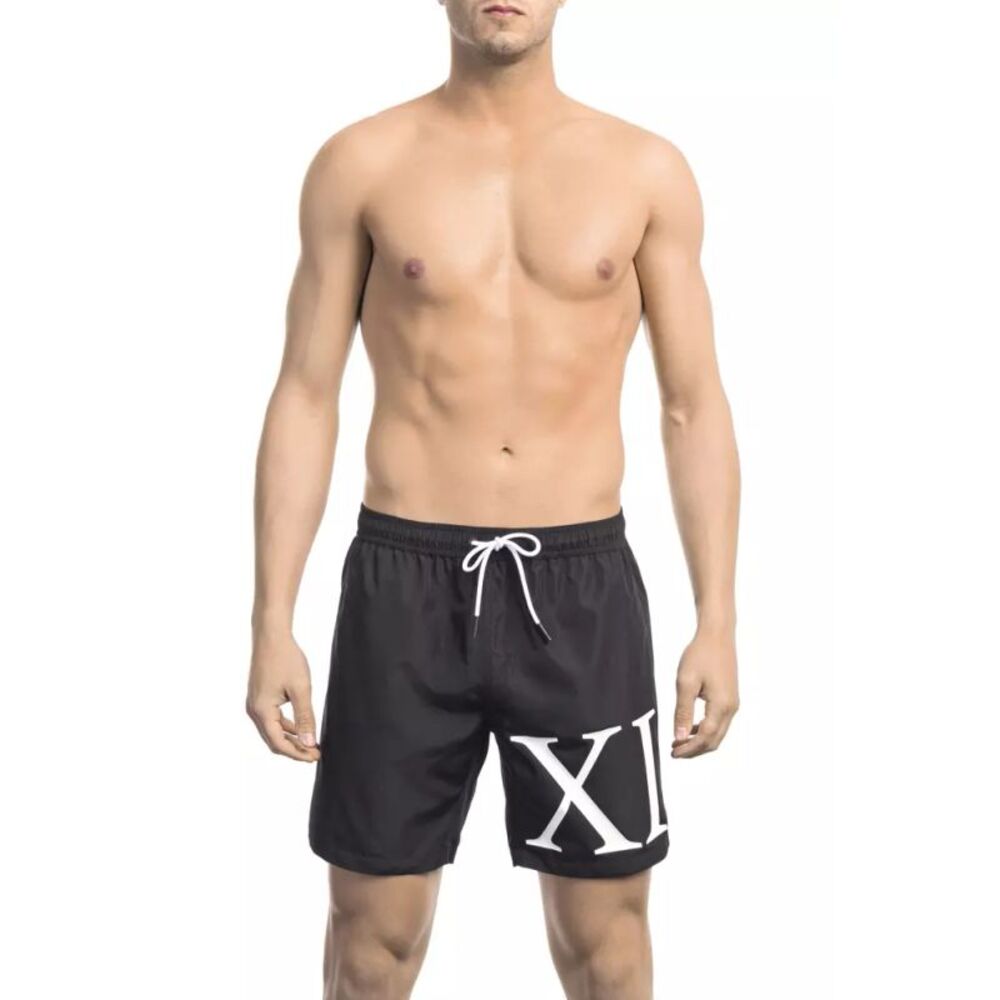 Bikkembergs Black Polyester Men Swim Men's Short